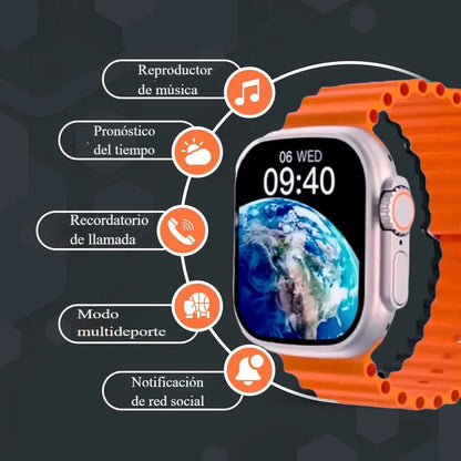 ¡Un combo excepcional  Smartwatch 8 + Audífonos! Revoluciona tu Rutina: Todo en Tu Muñeca